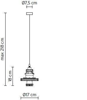 Karman Светодиодный керамический подвесной светильник Mek sun-id-1377684 - Вид №3