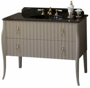 Gentry Home Лаковая тумба под умывальник с ящиками Charlotte