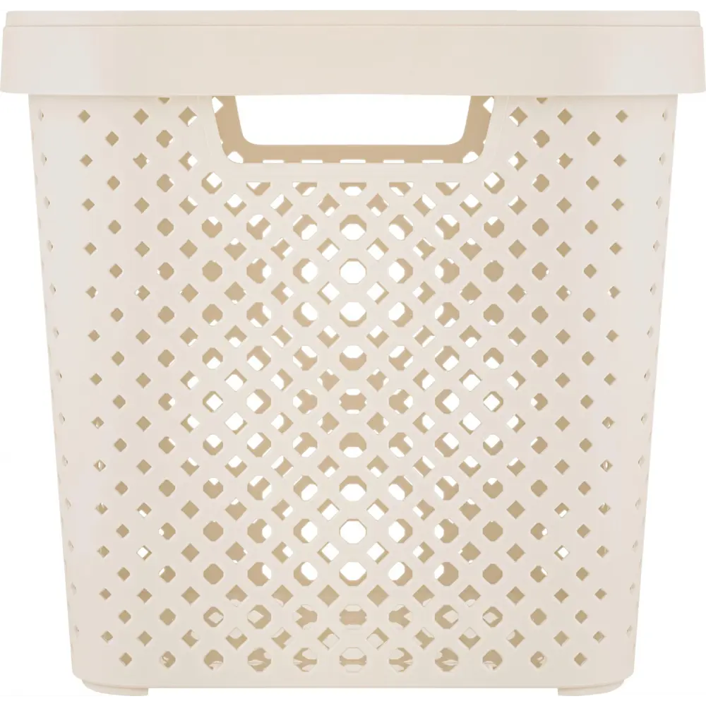 Корзина для хранения PLAST TEAM Mien молочный туман 31×30×31 см 89421608 STLM-1577888 - Вид №1