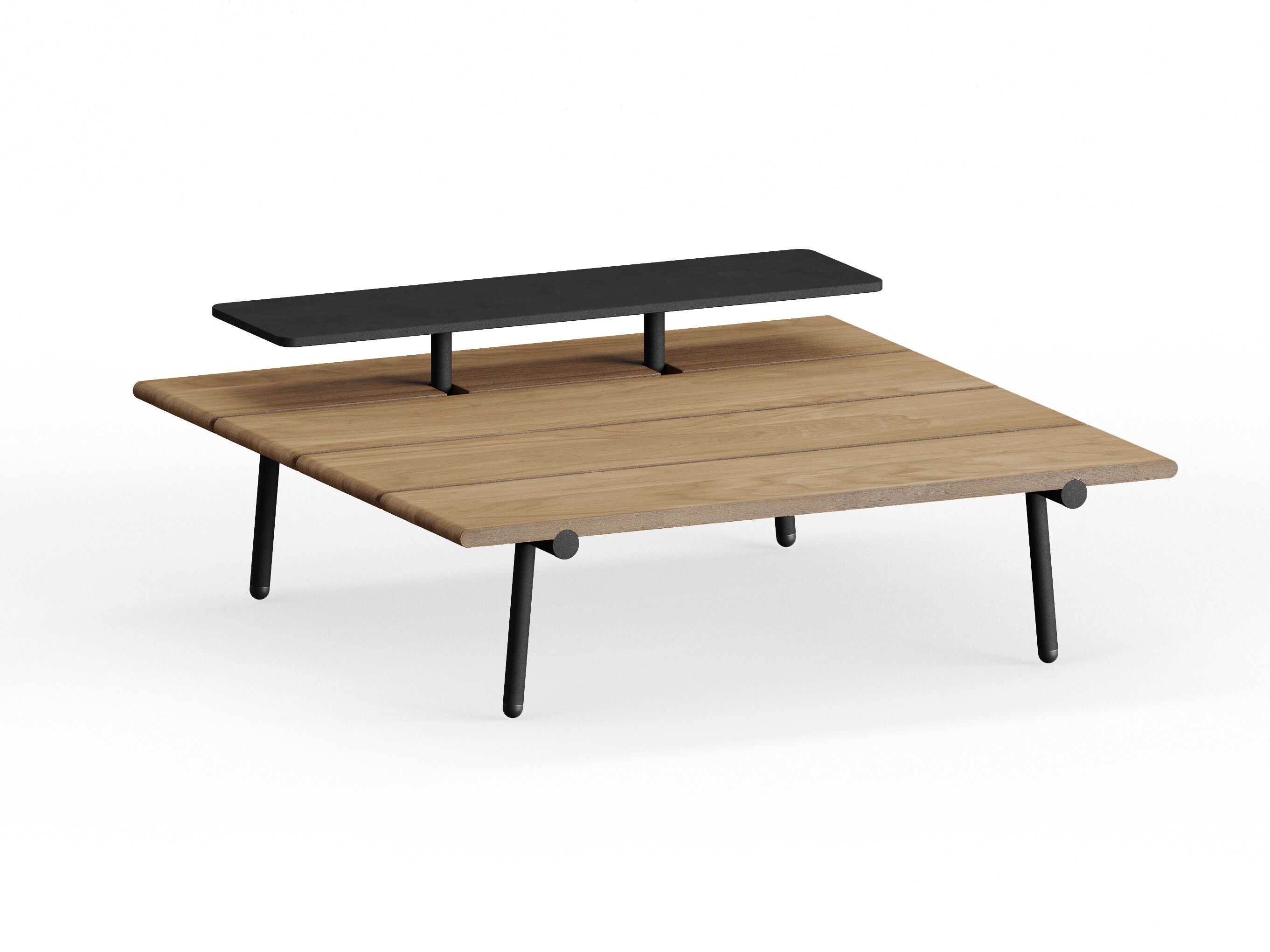 Садовый столик iroko с полкой Bivaq нами ARCH-00115006