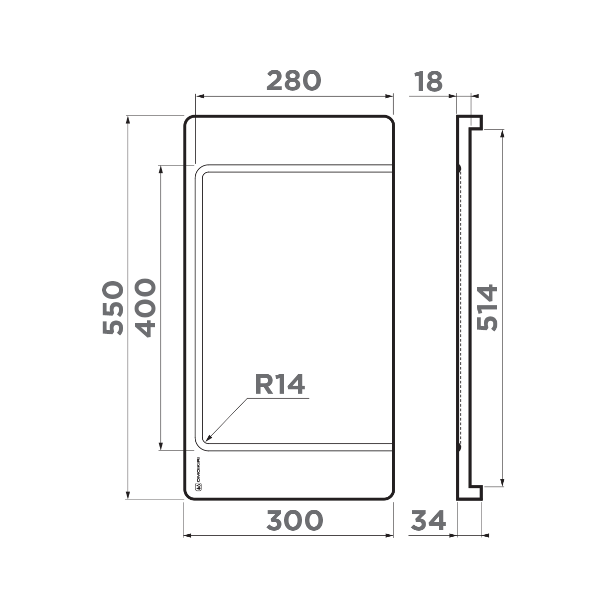 CB-04-WOOD-L OMOIKIRI 4999009 - Вид №4