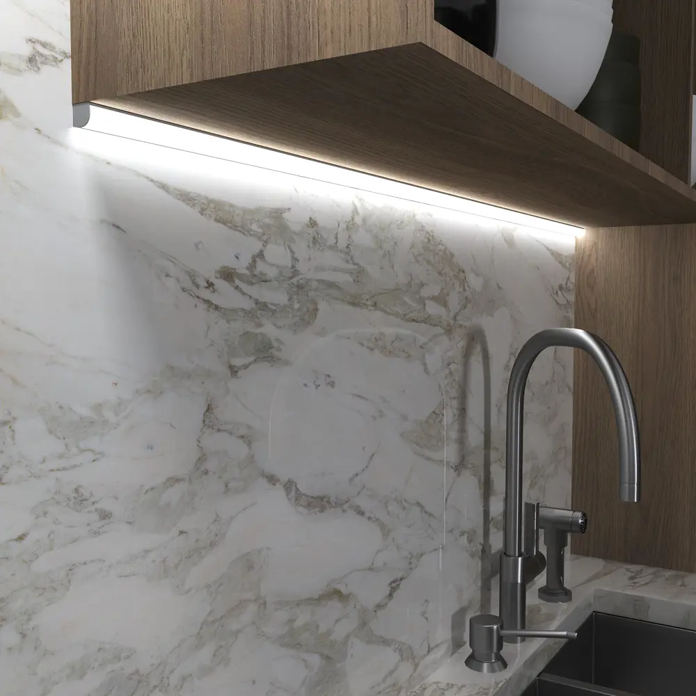 APEYRON Угловой профиль для LED-ленты с рассеивателем 45° 84601252 STLM-0052664 - Вид №4