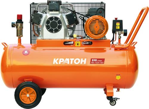 Компрессор поршневой безмасляный Кратон AC-510-100-BDW 9112039 STDN-0097555