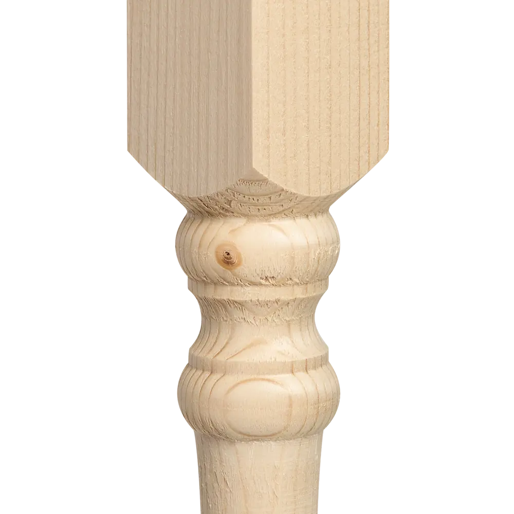 Балясина точеная сращенная хвоя сорт Оптима 40x40x900 мм Santreyd STLM-2189945 - Вид №1