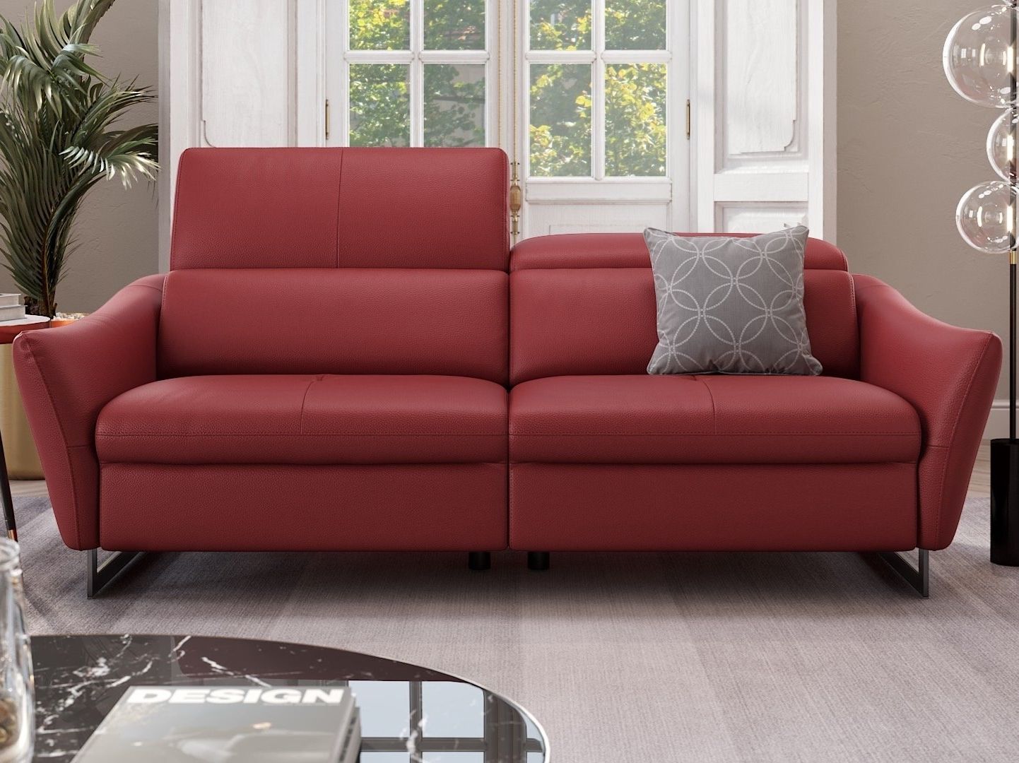 3-местный кожаный диван Sofanella MODENA ARCH-00120211 - Вид №2