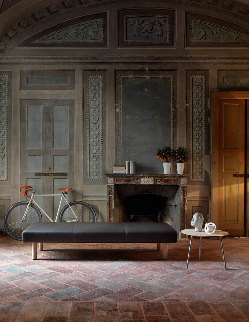 Cappellini Мягкая кожаная скамейка sun-id-1432340 - Вид №1