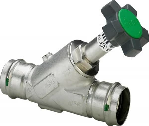 468 507 *) Модель 2338 Трубопроводные системы  Sanpress Inox  Запорные вентили из нержавеющей стали