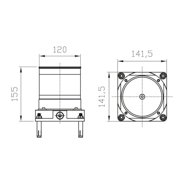 Колонна из нержавеющей стали Ercos Stilox ARCH-00098969 - Вид №2