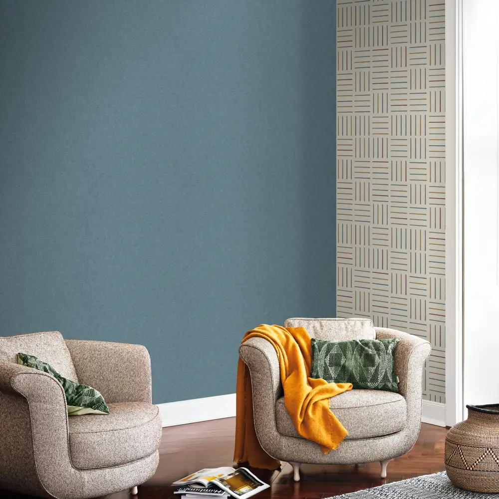 Обои флизелиновые Inspire синий 1.06 м 512311 Fabrik STLM-2183676 - Вид №3