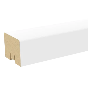 Рейка МДФ 2700x40x30 мм цвет белый эмалит