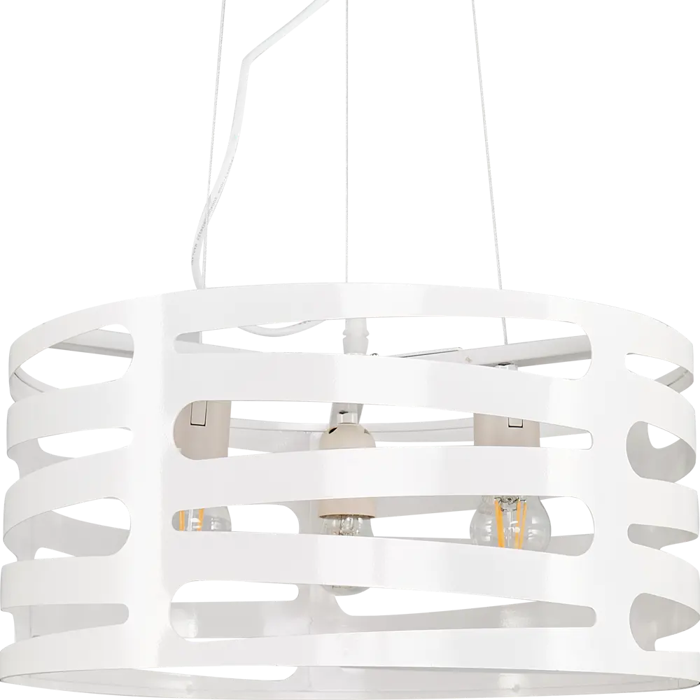 Светильник подвесной Laurel 3 лампы 12 м² цвет белый Toplight STLM-2024206