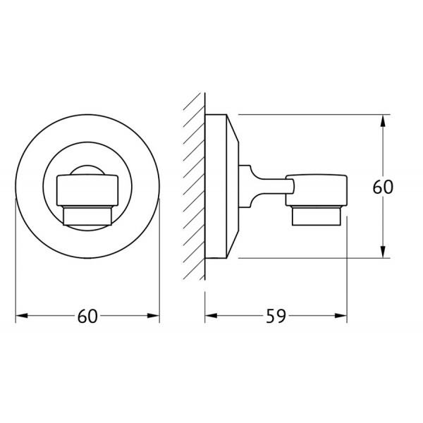 Мыльница магнитная FBS (Чехия) STA 005 sun-id-561676 - Вид №1