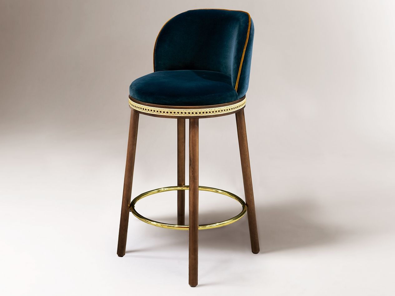 Высокий стул с подставкой для ног DOOQ ARCH-00113218