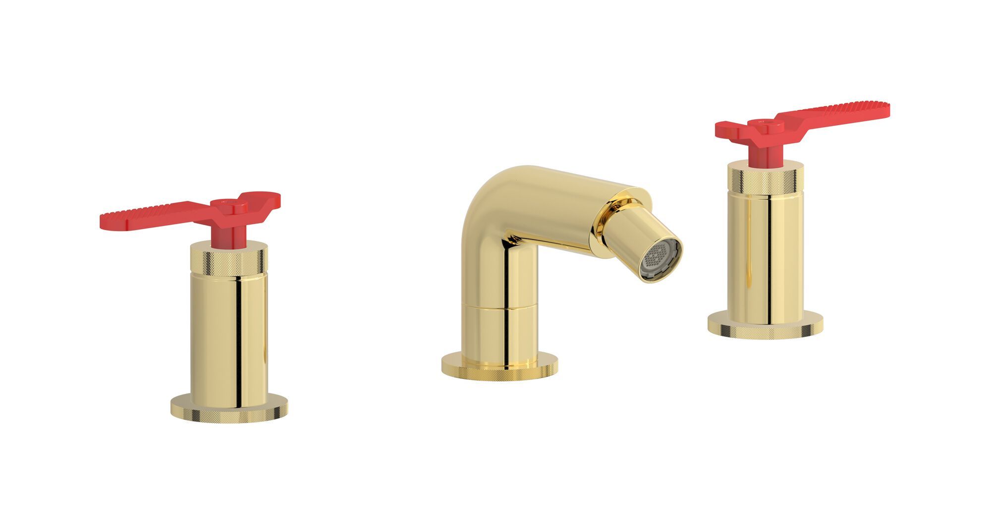 Смеситель для биде с 3 отверстиями для пола с автоматическим сливом IB Bold ARCH-00097351 - Вид №5