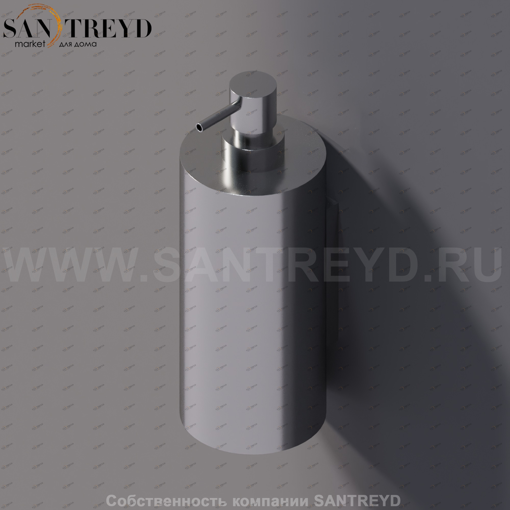 Agape 369 Диспенсер для жидкого мыла хромированный A369224A