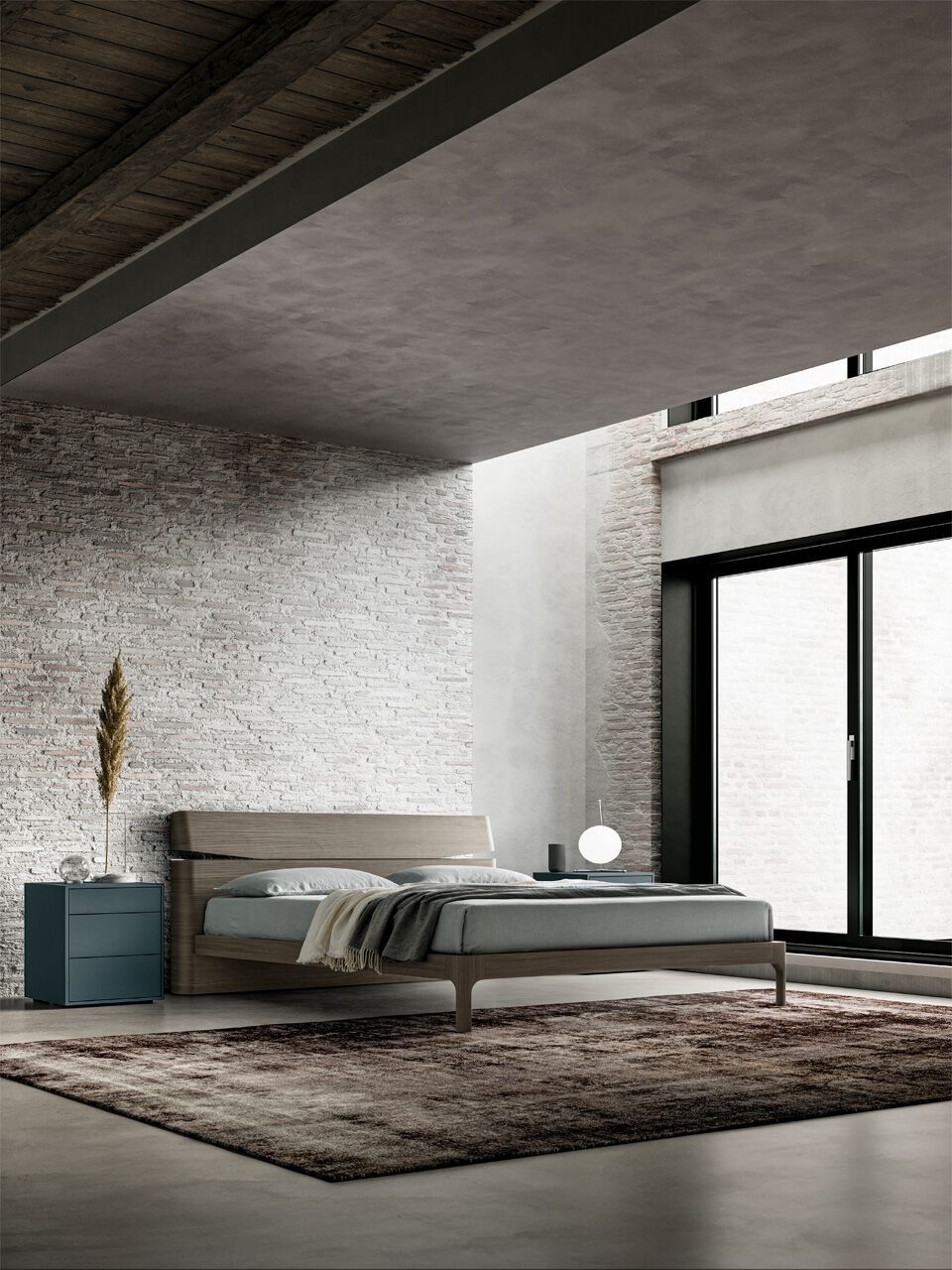 Деревянная двуспальная кровать Santalucia Mobili GRECALE ARCH-00099663 - Вид №2