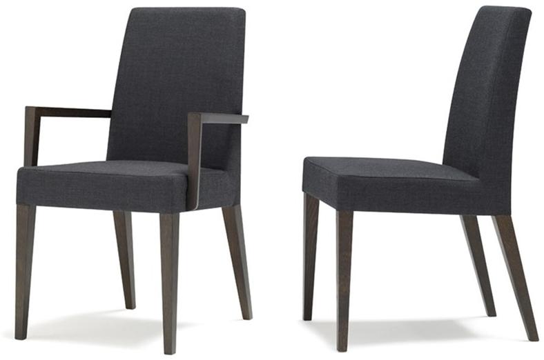 Andreu World Стул из мягкой ткани Anna Si1372 - Вид №4