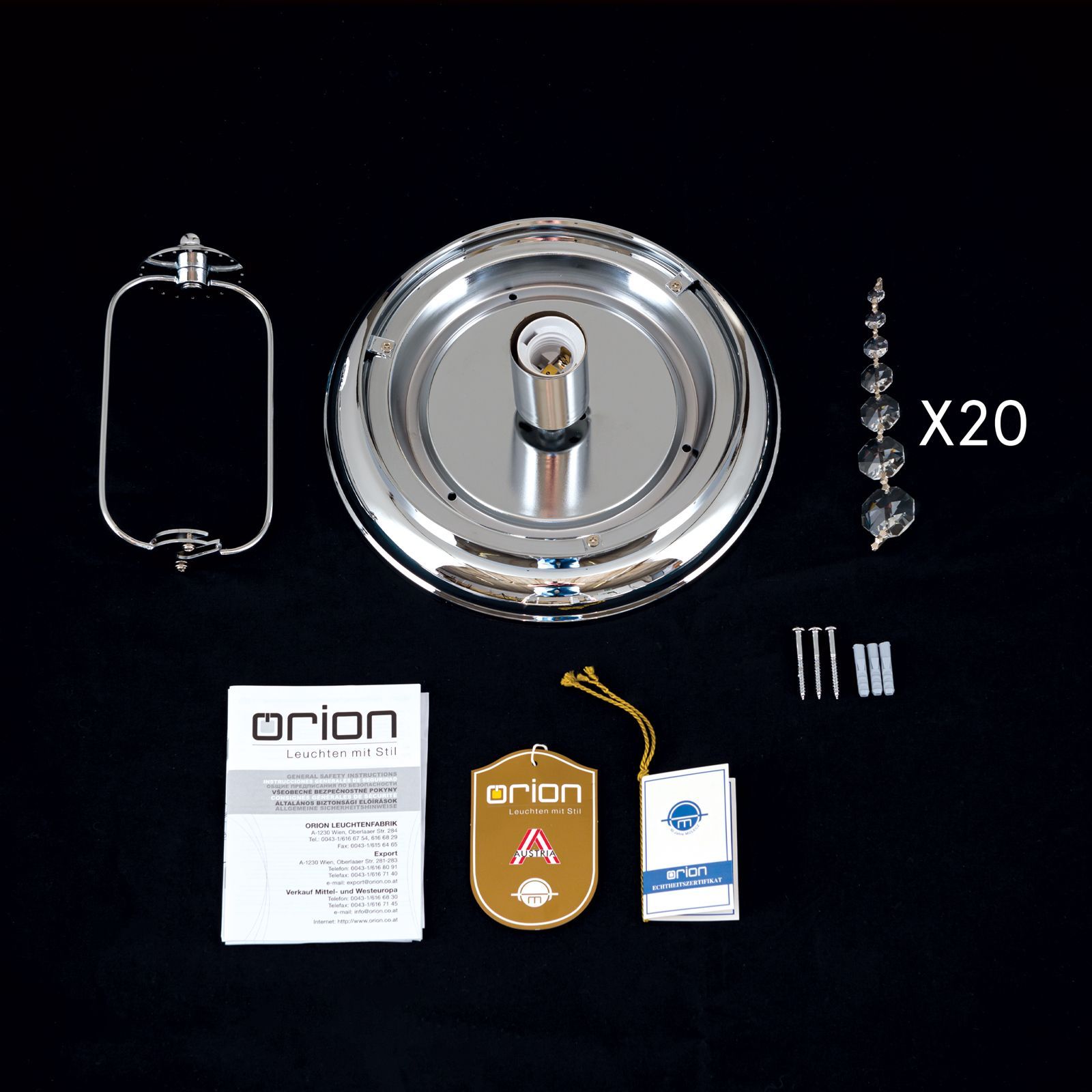 Потолочный светильник с кристаллами Orion Plafond ARCH-00109574 - Вид №11