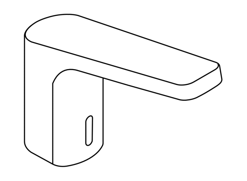 AQ1.12S210XA Сенсорный электронный кран HEWI System-Armaturen  - Вид №3