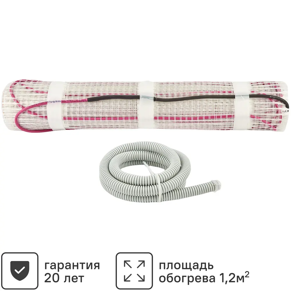 Нагревательный мат для теплого пола Caleo UHK-M-140 1.2 м2 168 Вт с механическим терморегулятором STLM-2109691