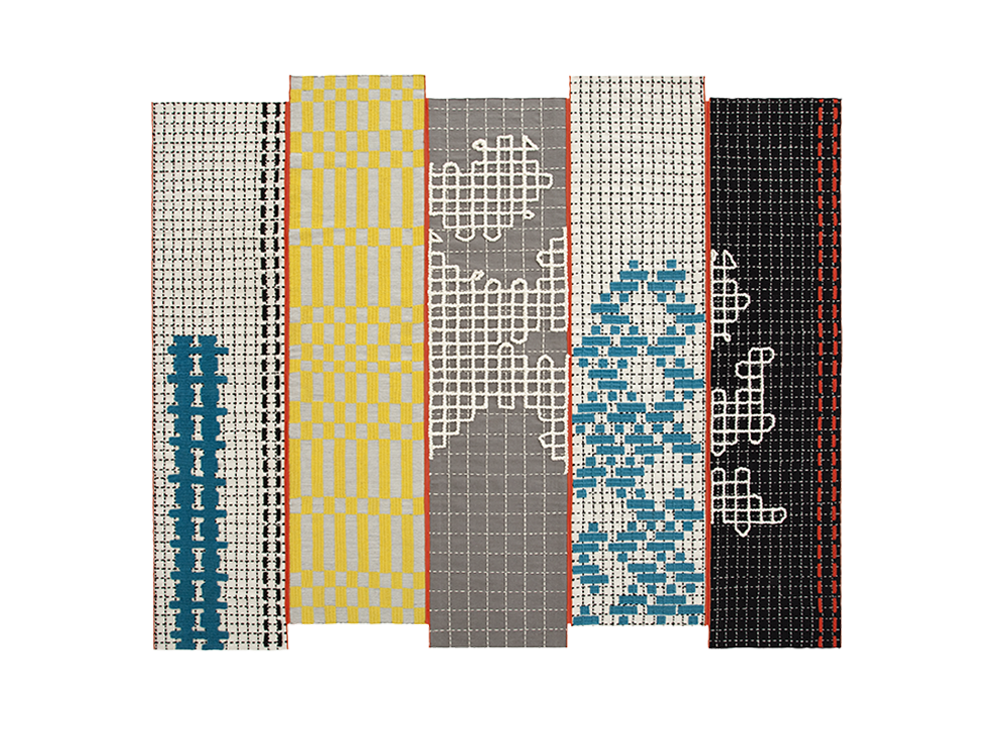 100167 Ковер Alfombras Turquoise 300 GAN Bandas