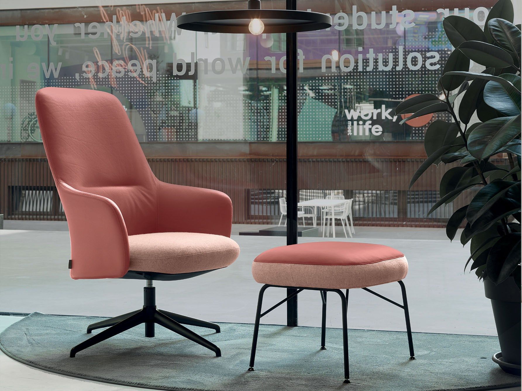 Спицевое кресло с высокой спинкой Quinti Sedute Level ARCH-00090281 - Вид №4