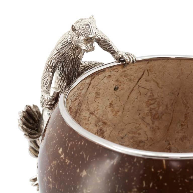 200725-00 ABHIKA КОКО-ЧАША С ОБЕЗЬЯНОЙ NATURAL  - Вид №2