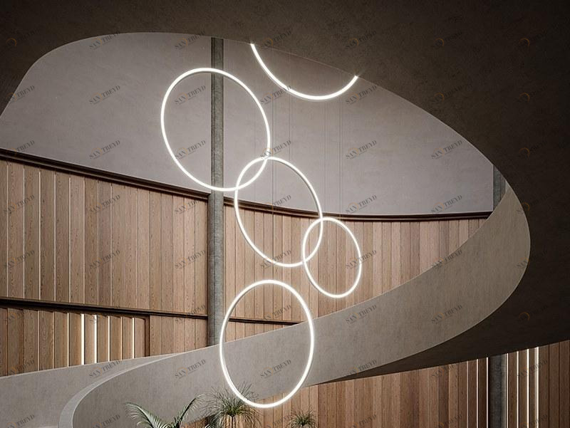 Grok Светодиодный подвесной светильник из алюминия Circular sun-id-1365126