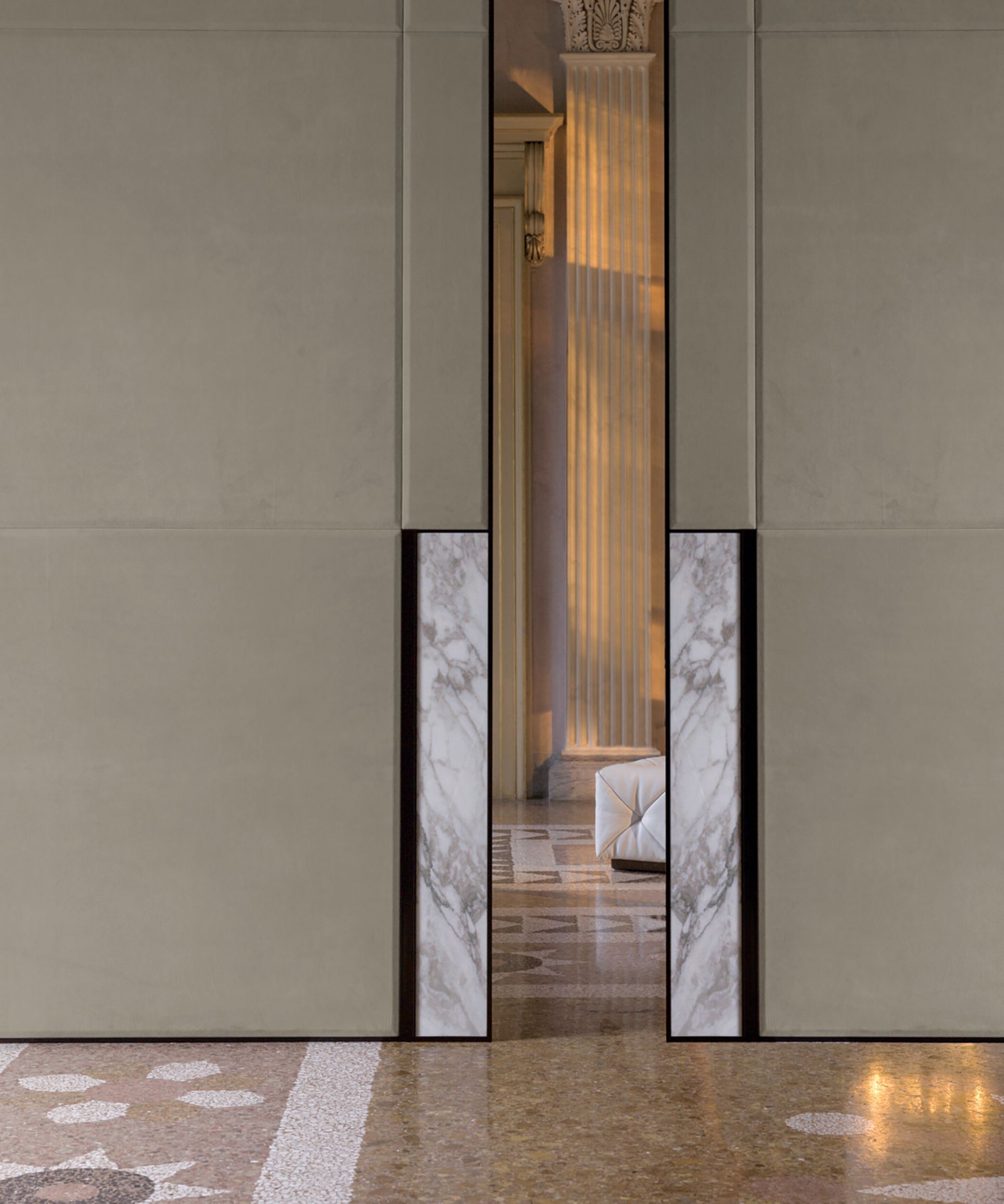 Кожаная дверь Longhi Aluminiun Chic-Doors ARCH-00083612 - Вид №3