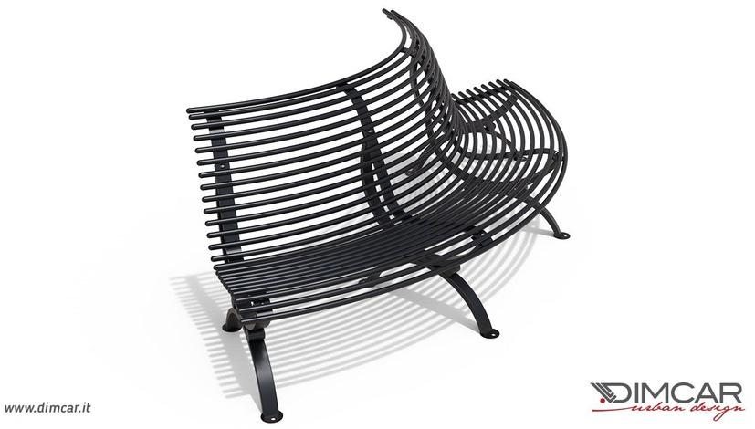 DIMCAR Изогнутая скамья с выпуклым боковым сиденьем Elite 298-bis-v - Вид №1