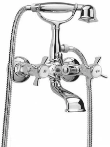 Rubinetteria Giulini Смеситель для ванны с ручным душем на 2 отверстия Kensington 3700