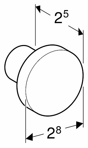 9399572001 Ручка IDO, черный Elegant - Вид №4