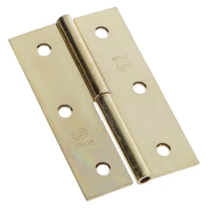 Петля мебельная карточная съёмная левая Amig 540 70x45 мм сталь цвет золото