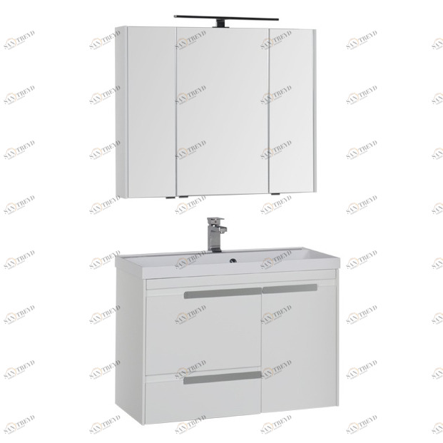 Комплект мебели Aquanet Тиволи 90 белый 00180561