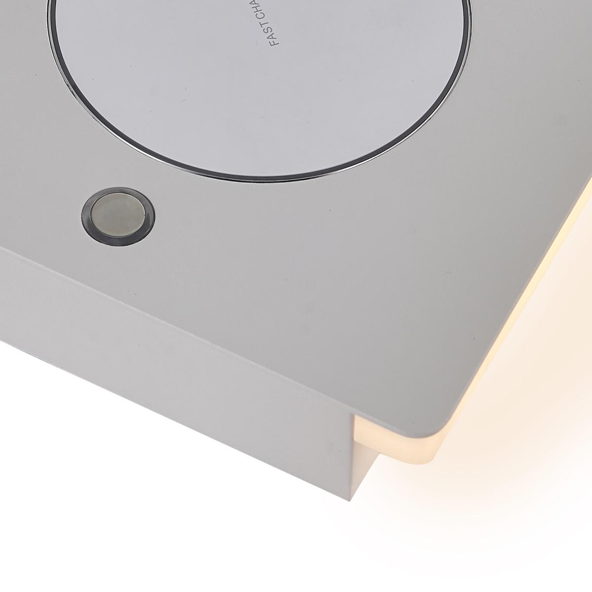 086204 Настольная лампа белая Mantra Zanzibar - Вид №1