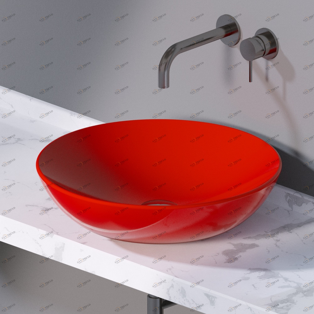 L241125 Накладная раковина на столешницу  круглая A. e T. Italia THIN AeT ITALIA