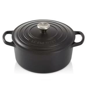 Кастрюля чугунная Le Creuset, Ø24 см, черная