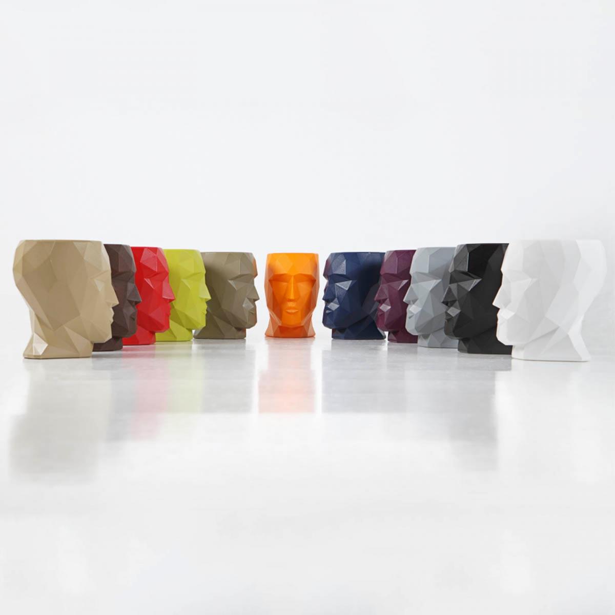 070209 Табурет матовый бежевый Vondom Adan