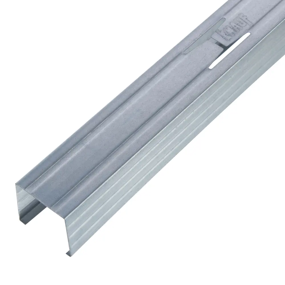 Профиль стоечный Knauf для гипсокартонных конструкций 50×50×3000 мм 12756948 ПС-2 STLM-1015483 - Вид №1