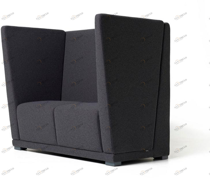 Diemme 2-х местный тканевый диван с высокой спинкой Circuit sun-id-1490813