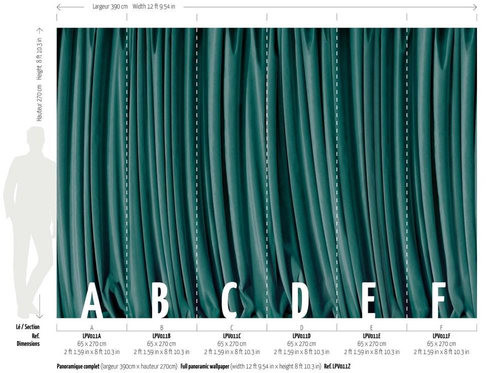 Koziel Панорамные тканевые обои  Lpv011  - Вид №3