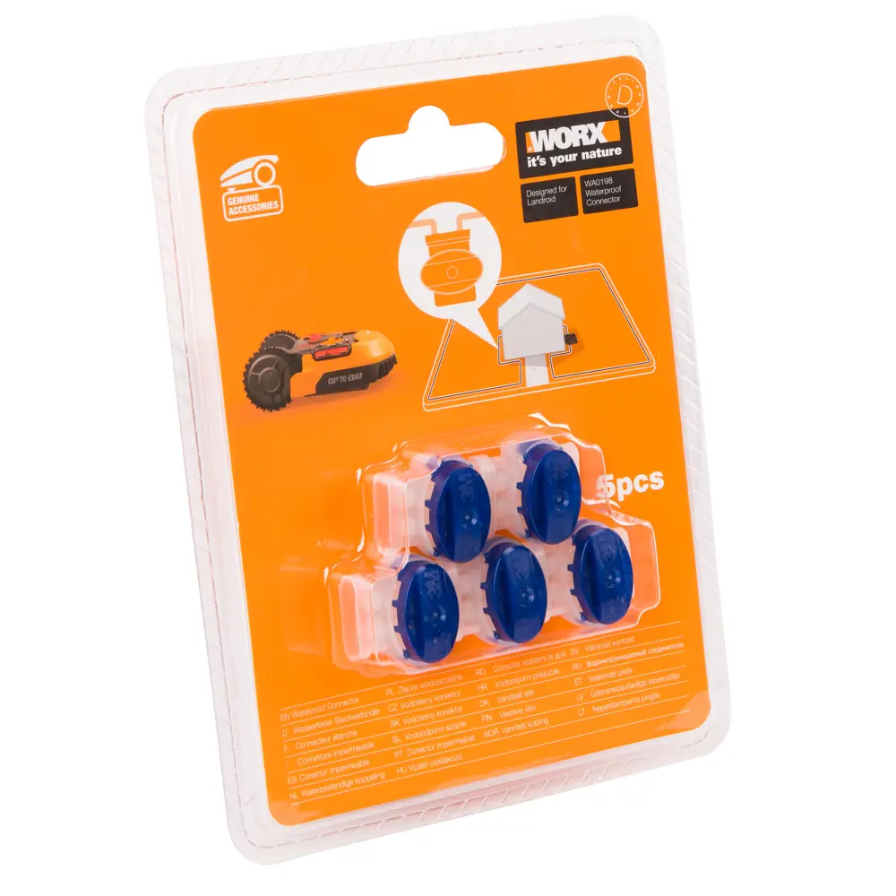 Разъемы для ограничительного провода Worx, 5 шт STLM-2058118 - Вид №1