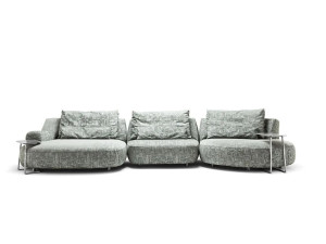 Тканевый модульный садовый диван