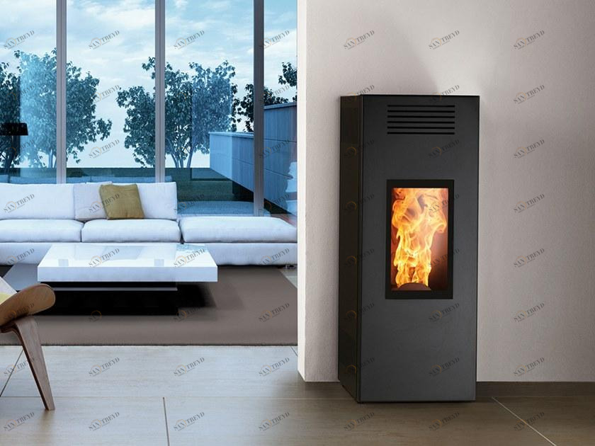 CAMINETTI MONTEGRAPPA Настенная печь на стальных гранулах Noir sun-id-1458910