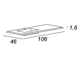 Мебель для ванной CEZARES BELLAGIO 105 Bianco Opaco - Вид №12