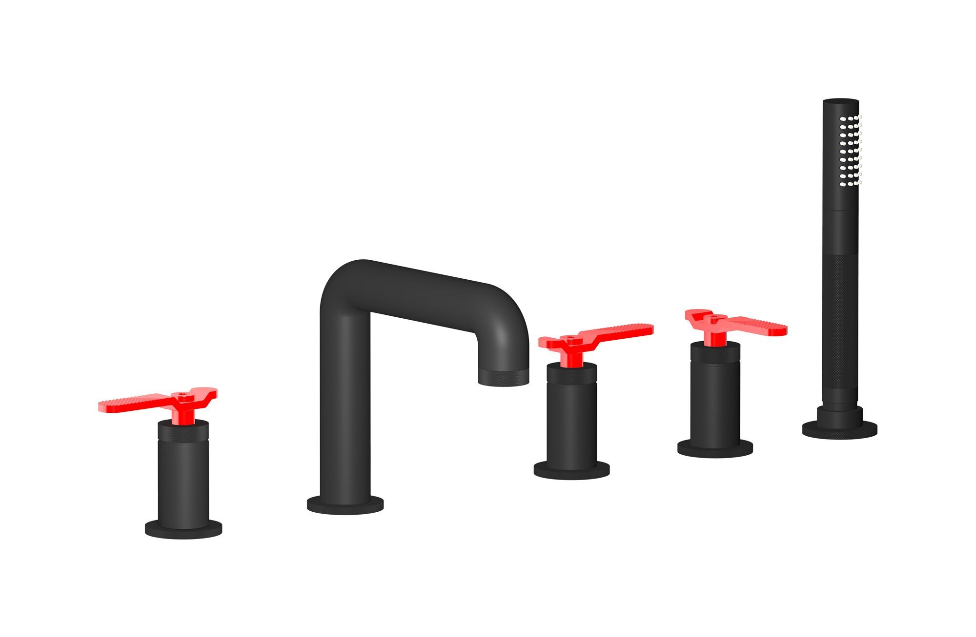 Встраиваемый смеситель для ванны с ручным душем IB Bold ARCH-00022655 - Вид №13