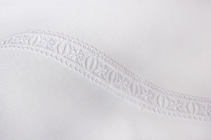 3244 Гипюр 25 мм в пакете Турция белый Gamma