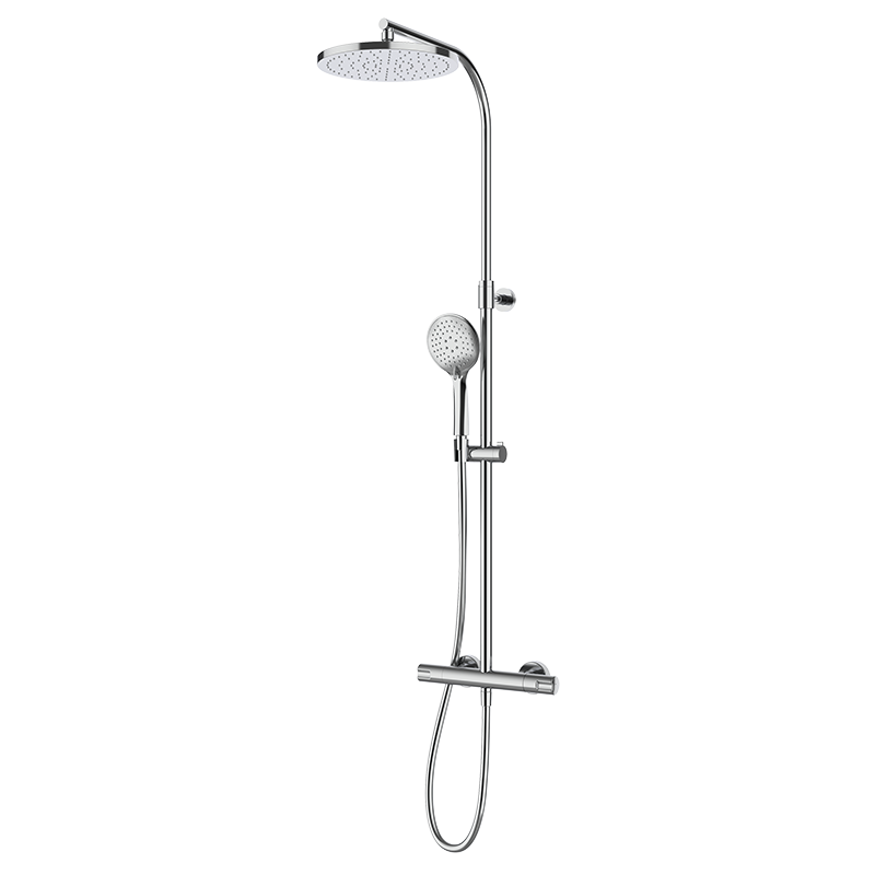 137900TL BASIC Душ термостатический с колонкой Хром GRB MIXERS TENDER