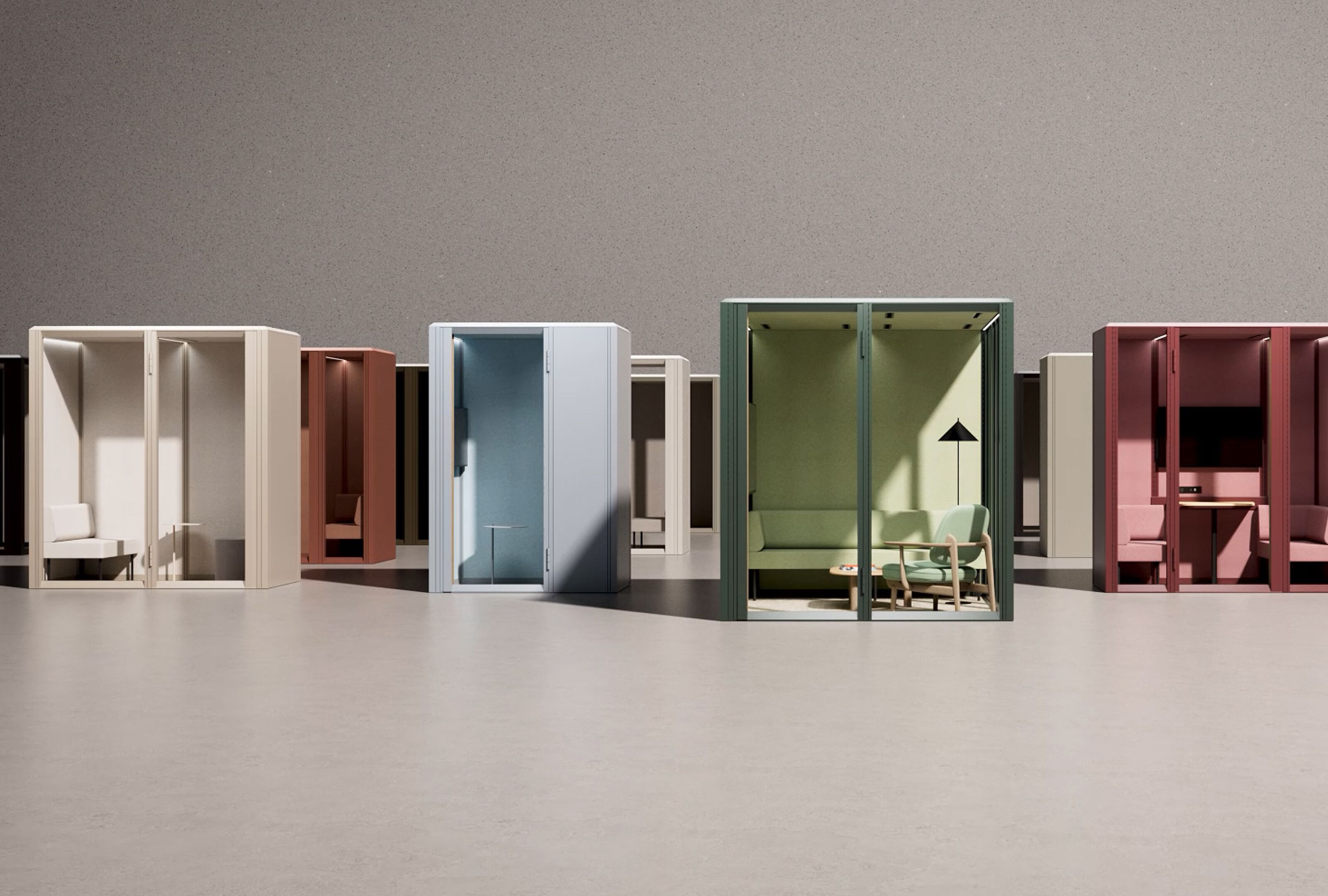 Многосторонняя акустическая офисная кабина для инвалидов Mute Modular ARCH-00016166 - Вид №1