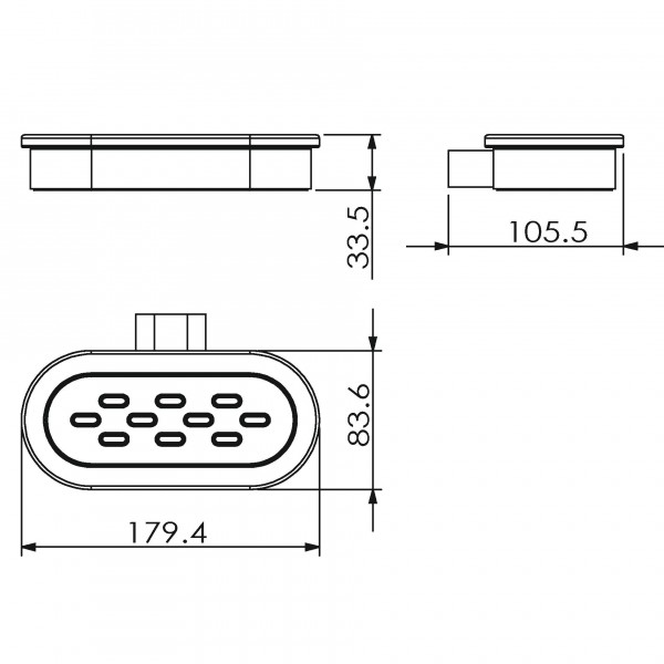 Мыльница стекло к стене овальная Langberger (Германия) Lugano 24015А sun-id-561711 - Вид №1